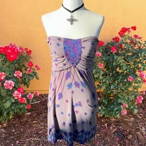 Fairy boho free people purple stapless top